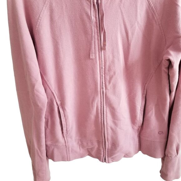 GapBody Fit Mauve Hoodie Size Medium 5 0312 - Picture 7 of 8